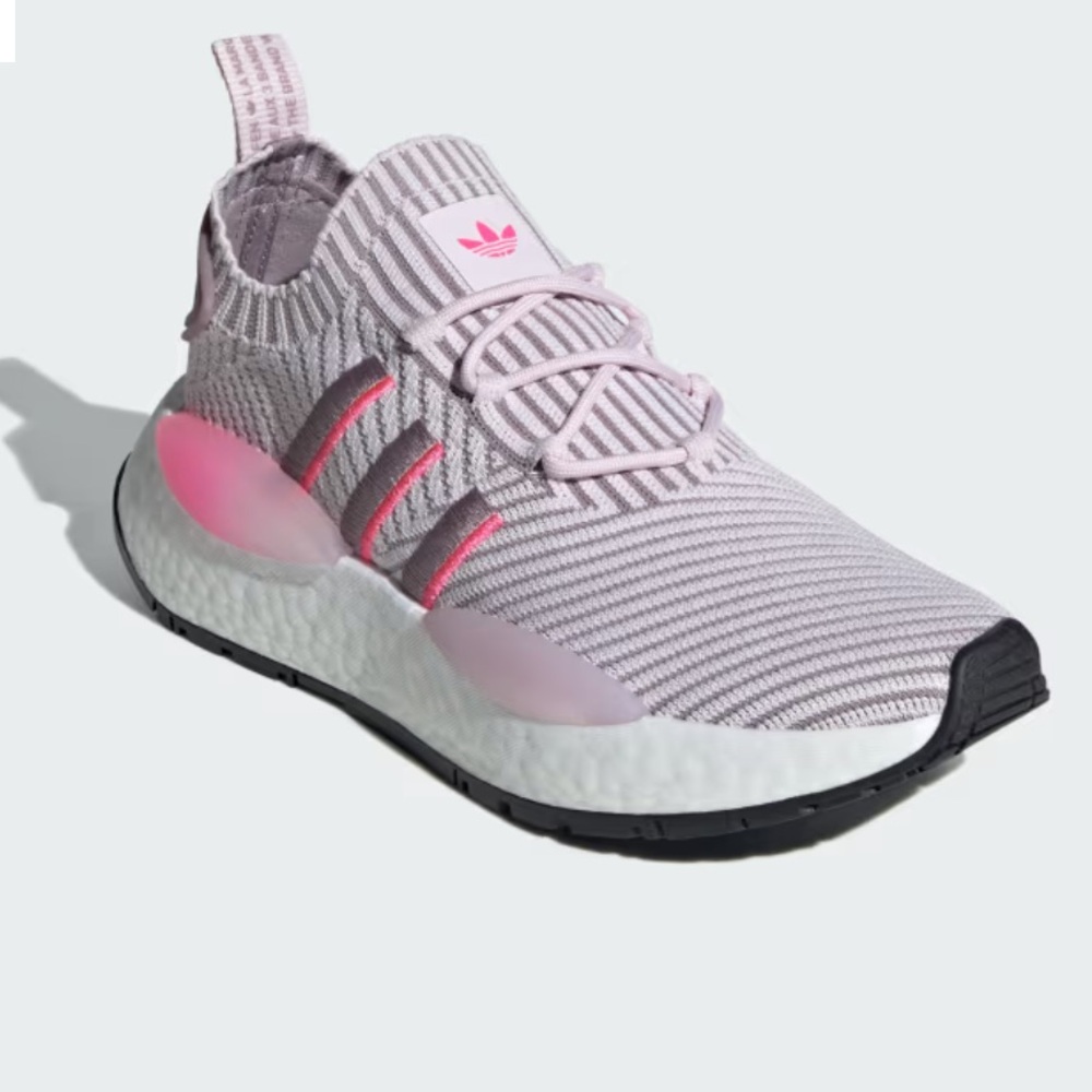 Adidas NMD_W1 Shoes Color: Almost Pink / Preloved Fig / Cloud White size 8.5